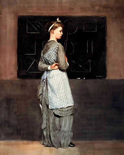 Blackboard Painting by Winslow Homer 8x10" Art Print Acid Free