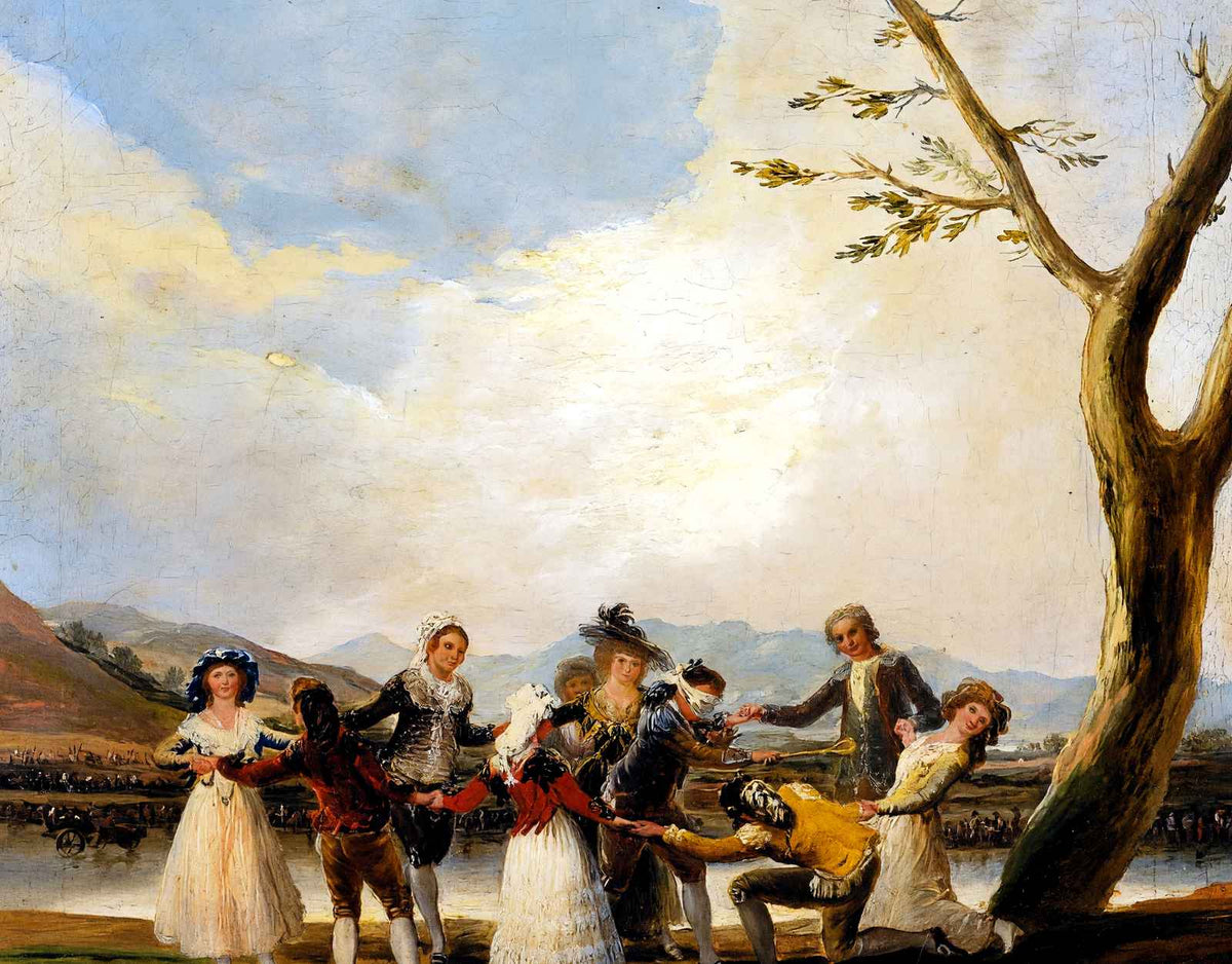 Blind Man's Buff 1789 Painting by Francisco Goya Art Print (6 Sizes)