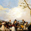 Blind Man's Buff painting print by Francisco Goya (1789)