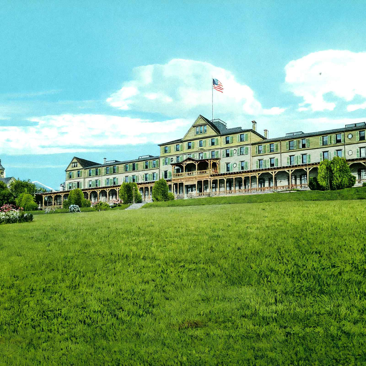 Blue Mountain House Blue Mountain MD Vintage Print (7 Sizes) - Archival Paper