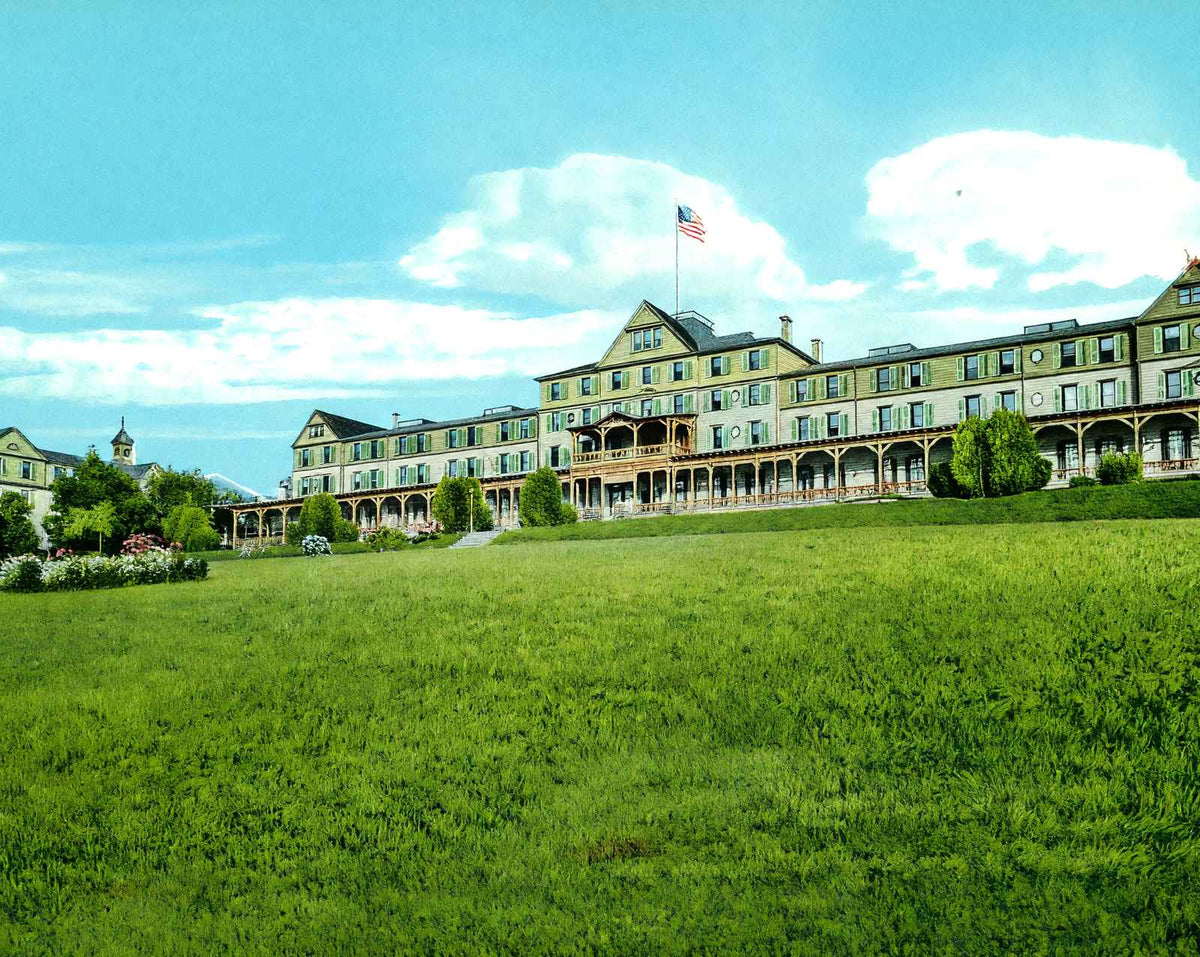 Blue Mountain House in Blue Mountain vintage print