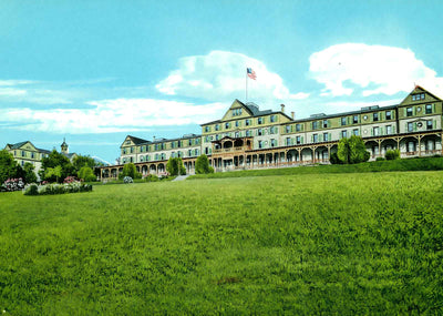 Blue Mountain House Blue Mountain MD Vintage Print (7 Sizes) - Archival Paper