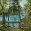 Blue Spring Eureka Springs AR in 1907 Vintage Print (7 Sizes) - Acid Free