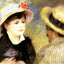 Boating Couple (Aline Charigot and Renoir) 1881 Art Print (6 Sizes) - Restored