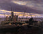 Boats in the Harbour at Evening 1828 by Friedrich Art Print (6 Sizes)