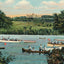 Boating on the Lakes Poland Spring Maine in 1908 Art Print (7 Sizes)