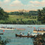 Boating on the Lakes Poland Spring Maine in 1908 Art Print (7 Sizes)