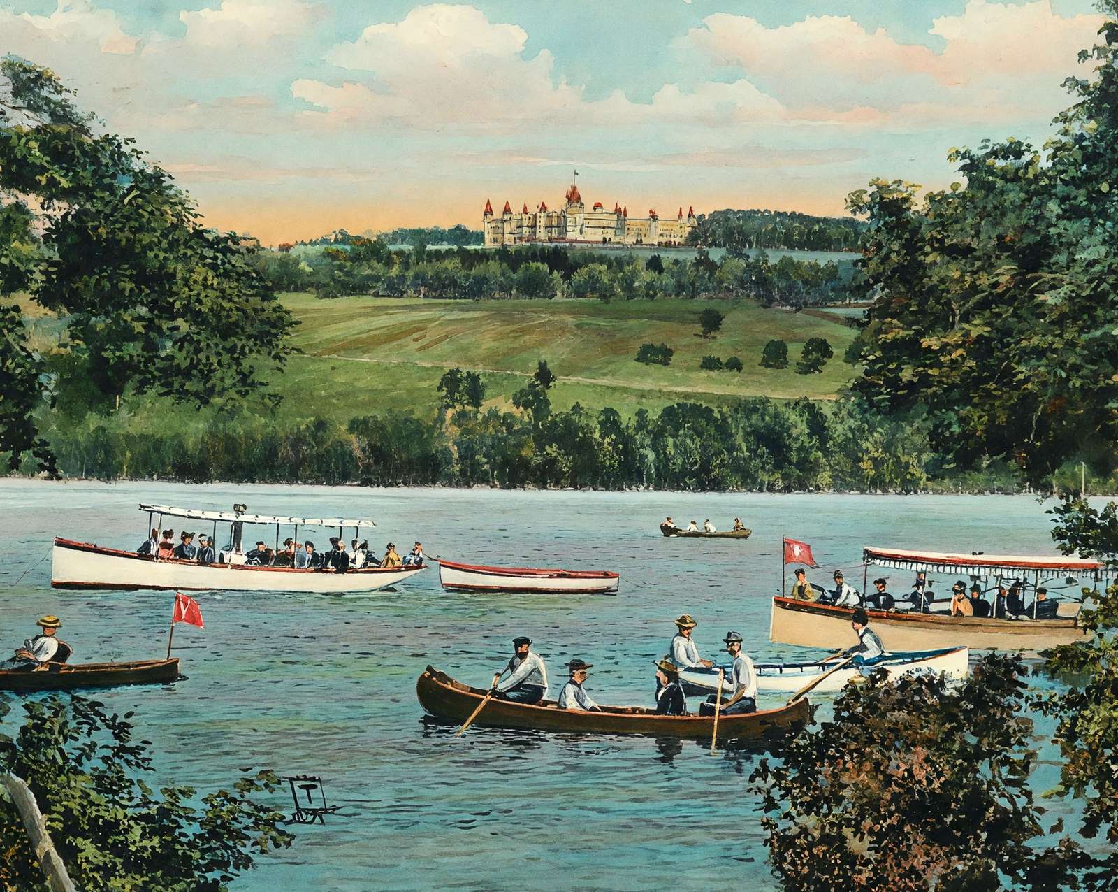 Boating on the Lakes