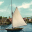 Boothbay Harbor Maine in 1908 Vintage Print (7 Sizes) - Enhanced