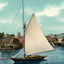 Boothbay Harbor Maine in 1908 Vintage Print (7 Sizes) - Enhanced