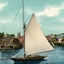 Boothbay Harbor Maine in 1908 Vintage Print (7 Sizes) - Enhanced