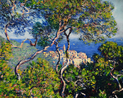 Bordighera painting print by Claude Monet (1884)