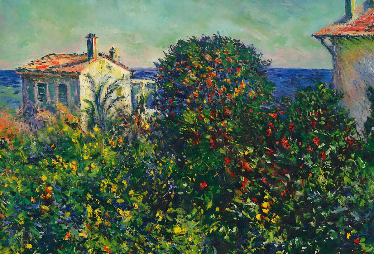 Bordighera, the House of Gardener Fine Art Print 1884 by Claude Monet (6 Sizes)