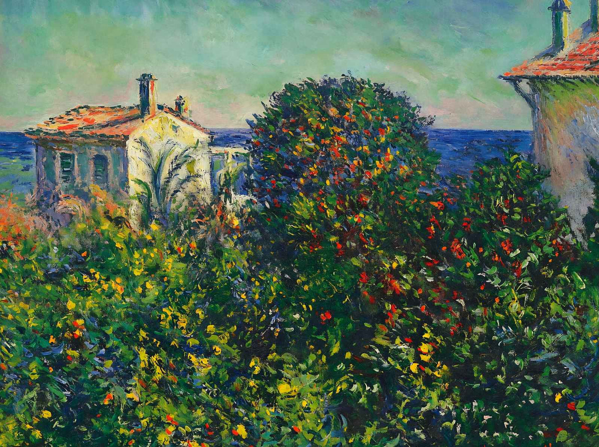 Bordighera, the House of Gardener Fine Art Print 1884 by Claude Monet (6 Sizes)