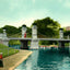 Lake and Bridge Public Gardens, Boston, MA in 1907 Vintage Print (7 Sizes)