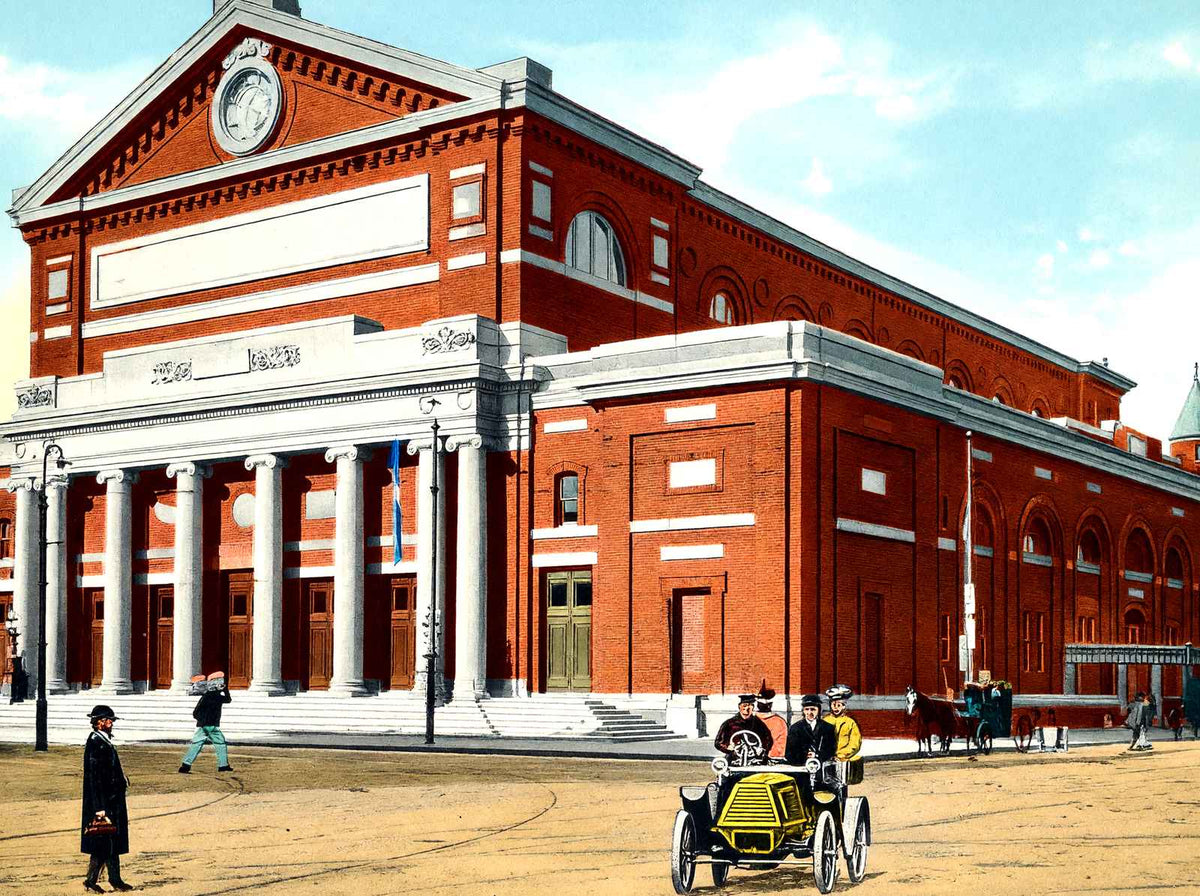 Symphony Hall, Boston, Massachusetts in 1907 Vintage Print (7 Sizes) - Acid Free