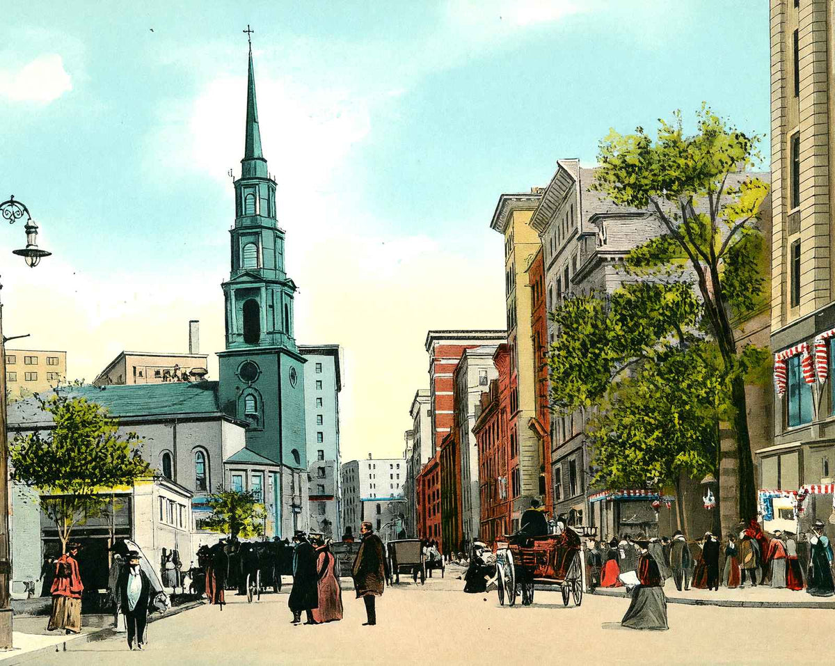 Tremont St & Park St Church