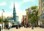 Tremont St Showing Park St Church, Boston, MA in 1907 Vintage Print (7 Sizes)