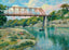 Bosque Bridge Waco in 1905 Art Print (7 Sizes) - Premium Print