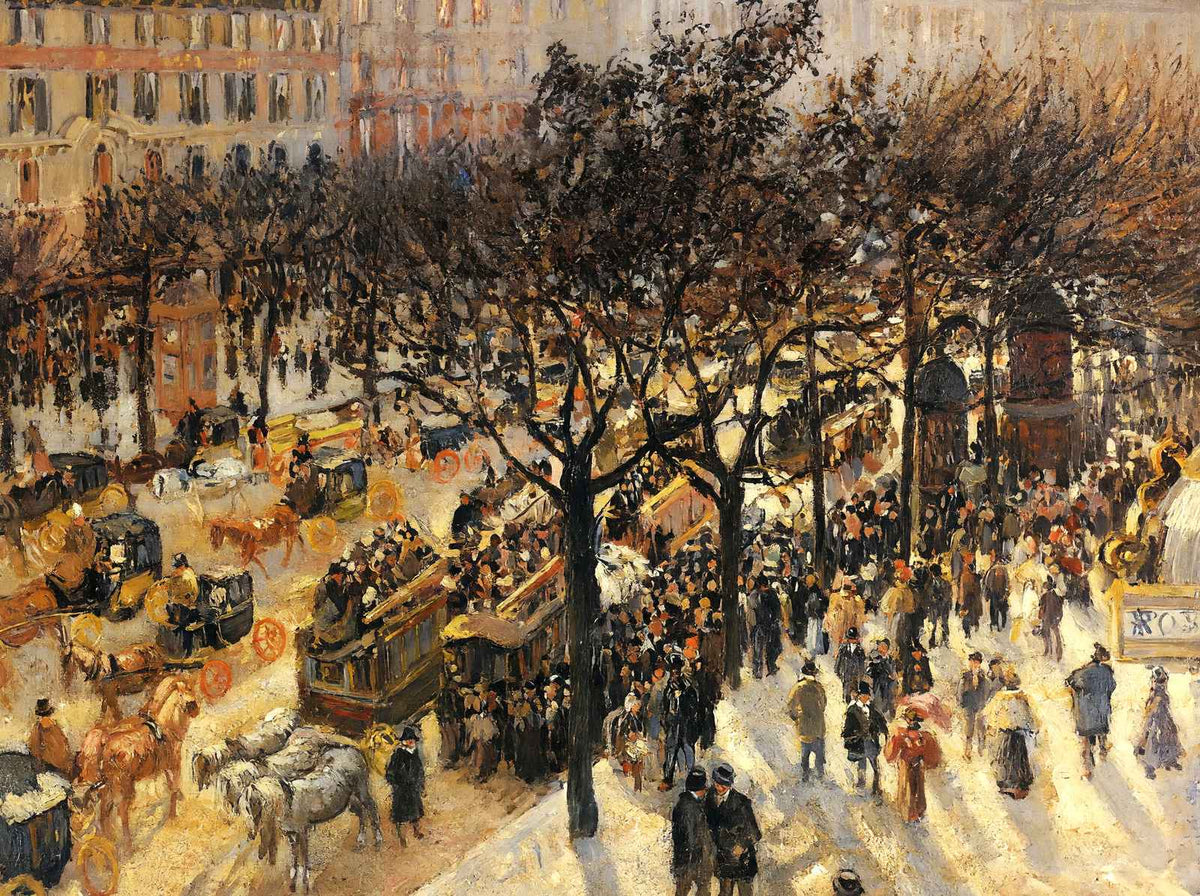Boulevard Des Italiens Afternoon Art Print 1897 by Camille Pissarro (6 Sizes)