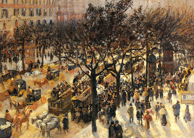 Boulevard Des Italiens Afternoon Art Print 1897 by Camille Pissarro (6 Sizes)