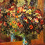 Bouquet in Front of a Mirror art print by Pierre-Auguste Renoir (1877)