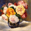 Bouquet of Roses Art Print 1883 Painting by Pierre-Auguste Renoir (6 Sizes)