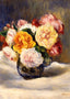 Bouquet of Roses Art Print 1883 Painting by Pierre-Auguste Renoir (6 Sizes)
