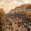 Boulevard Montmartre Afternoon, Sunlight 1897 by Pissarro Art Print (6 Sizes)