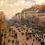 Boulevard Montmartre Afternoon, Sunlight 1897 by Pissarro Art Print (6 Sizes)