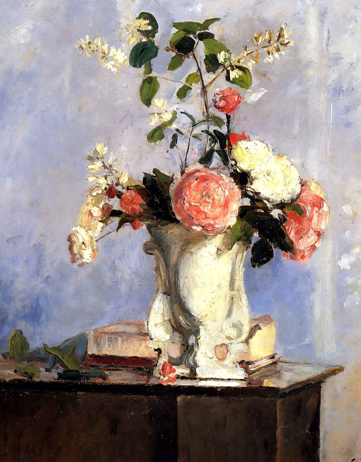 Bouquet of Flowers 1873 Painting by Camille Pissarro Art Print (6 Sizes)
