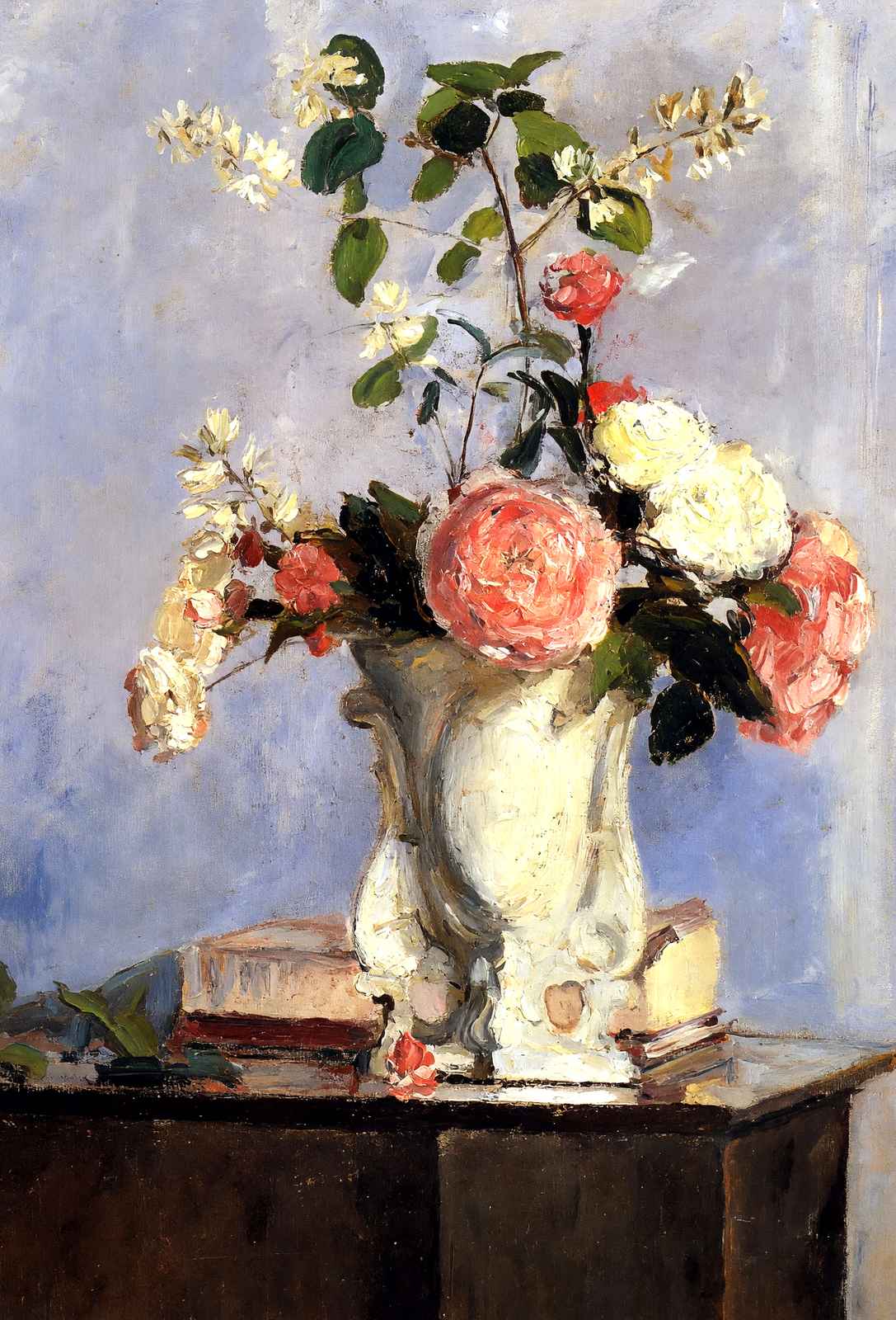 Bouquet of Flowers 1873 Painting by Camille Pissarro Art Print (6 Sizes)