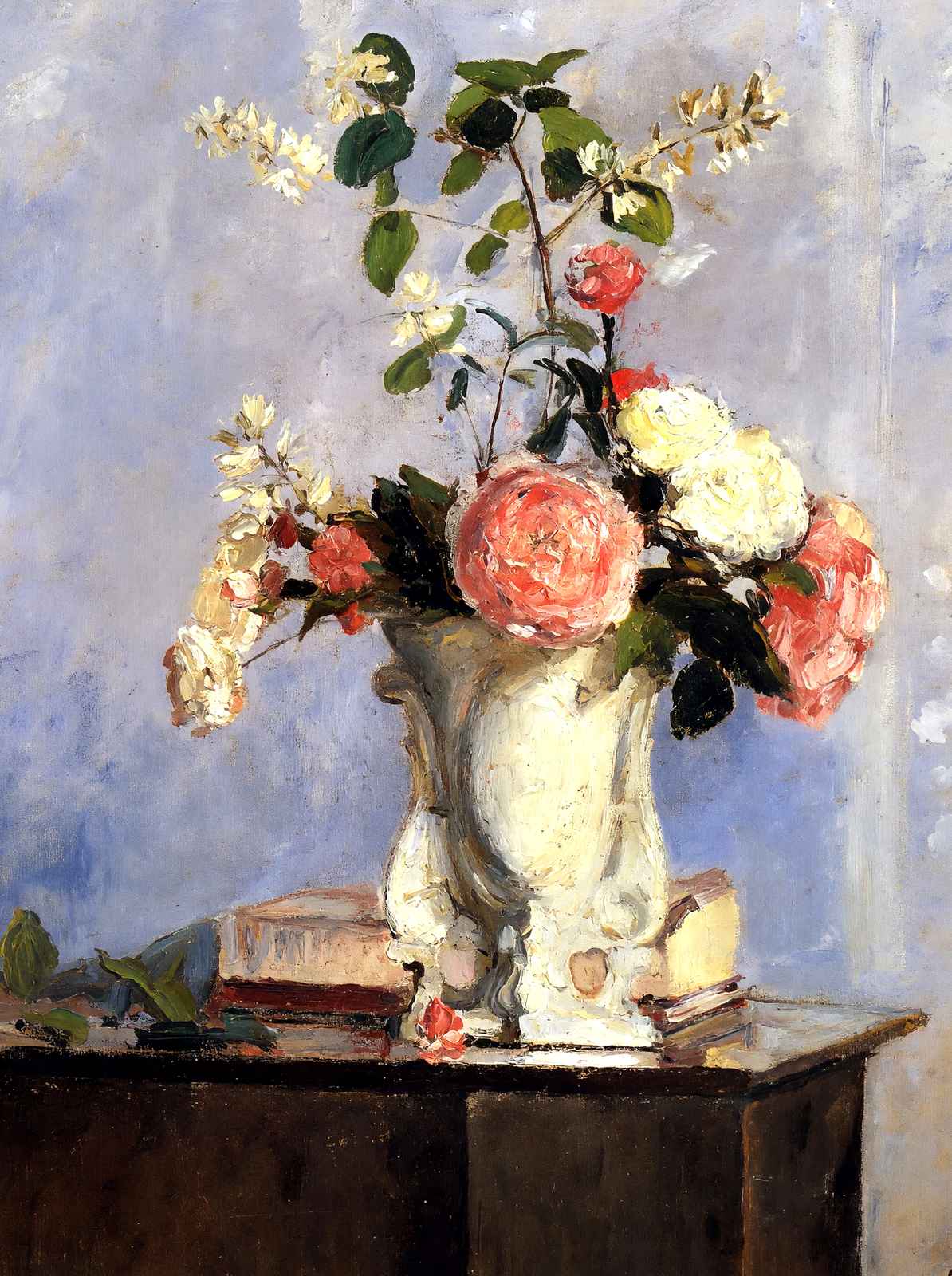 Bouquet of Flowers 1873 Painting by Camille Pissarro Art Print (6 Sizes)