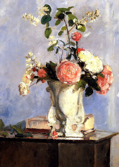 Bouquet of Flowers 1873 Painting by Camille Pissarro Art Print (6 Sizes)