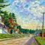 The Boulevard the Weirs NH in 1908 Art Print (7 Sizes) - Reproduction