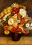 Bouquet of Chrysanthemums 1881 by Pierre-Auguste Renoir Art Print (6 Sizes)