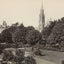 The Garden and Congregational Church Bournemouth in 1905 Vintage Print
