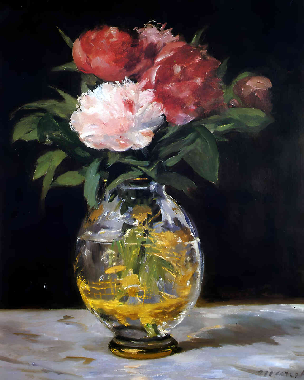 Bouquet of Flowers 1882 Painting by Edouard Manet 8x10" Art Print