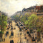 Boulevard Montmartre Spring 1897 by Camille Pissarro Art Print (6 Sizes)