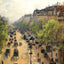 Boulevard Montmartre Spring 1897 by Camille Pissarro Art Print (6 Sizes)