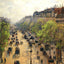 Boulevard Montmartre Spring 1897 by Camille Pissarro Art Print (6 Sizes)