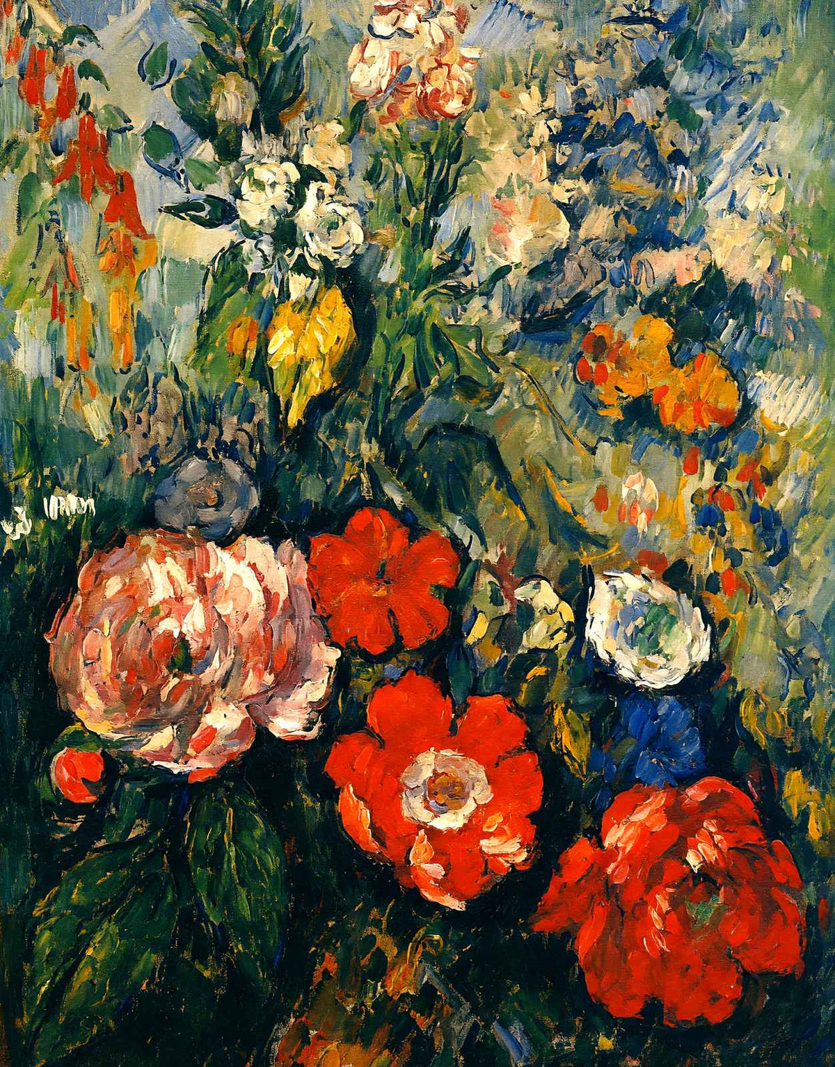 Bouquet of Flowers Fine Art Print 1880 Painting by Paul Cezanne (6 Sizes)