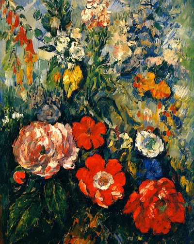 Bouquet of Flowers fine art print by Paul Cezanne (1880)
