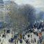 Boulevard des Capucines Art Print Painting by Claude Monet (6 Sizes) - Restored