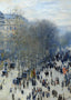Boulevard des Capucines Art Print Painting by Claude Monet (6 Sizes) - Restored