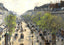 Boulevard Montmartre, Spring Painting by Camille Pissarro Art Print (6 Sizes)