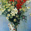 Bouquet of Gadiolas, Lilies and Dasies Art Print 1878 by Claude Monet (6 Sizes)