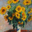 Bouquet of Sunflowers 1880 Painting by Claude Monet Art Print (6 Sizes)