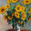 Bouquet of Sunflowers 1880 Painting by Claude Monet Art Print (6 Sizes)