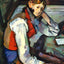 Boy in a Red Vest (1889) art print by Paul Cezanne (1889)